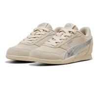 Sneaker PUMA "BELLA DONNA SD METALLIC AC PS", Damen, Gr. 33, alpine snow, puma silber, Synthetik, unifarben, Schuhe Sneaker, mit sportlichem Design, mit leicht profilierter Gummilaufsohle (68018123-33