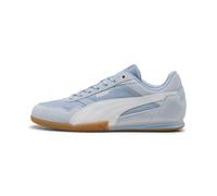 Sneaker PUMA "Bella Donna Nylon Sneakers Damen", Gr. 42.5, haute tropic weiß blau, Obermaterial: Kuhleder, Textil, Synthetik; Futter: Textil; Innensohle: Textil; Laufsohle: Gummi, Schuhe (53731139-42,