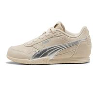PUMA Bella Donna Suede Metallic AC Sneaker Mädchen 02 - alpine snow/puma silver 35