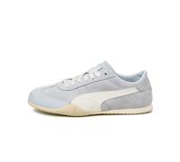 Sneaker PUMA "BELLA UT CLASSIC", Damen, Gr. 41, beige (silber mist, alpine snow), Leder, mehrfarbig, Schuhe Sneaker, für Alltag und Freizeit, mit Leder-Obermaterial, mit Schnürung (78642030-41) silber