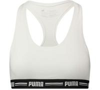 Puma BH Iconic Racer Back Bra Weiß X-Small Damen