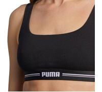 Puma BH Women Scoop Neck Top Schwarz Ökologische Baumwolle Small Damen