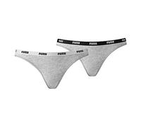 PUMA Slip Damen 2er-Pack Grau/Grau Größe XS