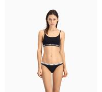 PUMA Bikinislips Unterwäsche Damen (2er-Pack), Kleidung, Schwarz, 3 Black