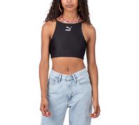 Puma Black Damen S Puma T7 Shiny Crop Top