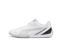 Sneaker PUMA "BMW M Motorsport Drift Cat 11 Sneakers Erwachsene", Damen, Gr. 40.5, weiß flat light gray, Obermaterial: Synthetik, Textil, Leder. Futter: Textil. Innensohle: Textil. Laufsohle: Gummi, S