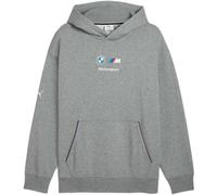 PUMA BMW M Motorsport Essentials Fleece Hoodie für Herren, Collection, Medium Grau Heather, S Gray