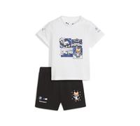 PUMA BMW M Motorsport Essentials Kurzarm-Set Baby, Kleidung, Weiß, 3-4Y White