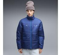 Trainingsjacke PUMA "BMW M Motorsport Essentials Steppjacke Herren", Herren, Gr. L, blau (pro blau m color), Obermaterial: 100% Polyester. Futter: 100% Polyester. Taschenfutter: 100% Polyester. Füllun