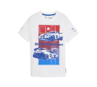 PUMA BMW M Motorsport Kids Block T-Shirt Teenager, Accessoires, Weiß, 13-14Y White