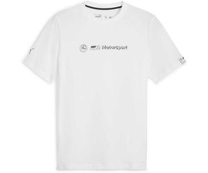 Puma BMW M MOTORSPORT LOGO TEE+ Herren-T-Shirt, weiß, größe M