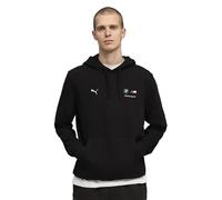 Hoodie PUMA "BMW M MOTORSPORT Essentials Hoodie Herren", Herren, Gr. XL, schwarz, Obermaterial: 32% Polyester, 68% Baumwolle; Kapuzenfutter: 100% Baumwolle; Rippe: 3% Elasthan, 97% Baumwolle, normal, 