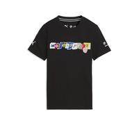 T-Shirt PUMA "BMW M MOTORSPORT Sportswear T-Shirt Jugendliche", Jungen, Gr. 164, schwarz, Obermaterial: 100% Baumwolle. Rippe: 71% Baumwolle, 29% Polyester, bedruckt, regular fit, Rundhals, Shirts T-S