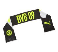 PUMA Borussia Dortmund Essentials Schal, Accessoires, Schwarz/Gelb Alert, OSFA Black