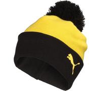 PUMA BVB Borussia Dortmund Essentials Pom Pom Beanie 01 - faster yellow/puma black