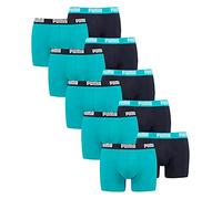 Puma Herren Boxershorts Basic 2er Pack Aqua/Blue 796 Größe S