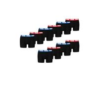 PUMA Herren Boxer Boxershorts Shorts Unterhosen Comfort Stretch 2er Pack, Wäschegröße:L, Artikel:-008 Black/Blue/red