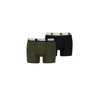 PUMA Boxer Boxershorts Men Herren Everyday Unterhose Unterwäsche 2er Pack, Farbe:Forest Night, Bekleidungsgröße:M