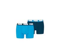 PUMA Boxer Boxershorts Men Herren Everyday Unterhose Unterwäsche 2er Pack, Farbe:Speed Blue, Bekleidungsgröße:M