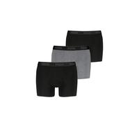 Boxershorts PUMA "PUMA MEN EVERYDAY BASIC BOXERS 3P", Damen, Gr. XL, grau (grau combo), Single Jersey, Obermaterial: 95% Baumwolle, 5% Elasthan, körpernah, Unterhosen, Komfortabler elastischer Logobun