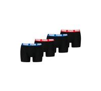 PUMA Herren Boxer Boxershorts Shorts Unterhosen Comfort Stretch 2er Pack, Wäschegröße:XL, Artikel:-008 Black/Blue/red