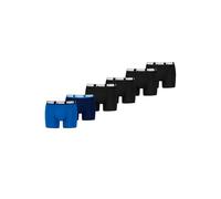 PUMA Boxer Boxershorts Men Herren Everyday Unterhose Unterwäsche 6er Pack, Farbe:Black/Blue, Bekleidungsgröße:L