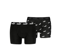 Puma Herren Boxershorts SPORT COTTON LONG BOXER (701210964) 2er Pack Schwarz XL