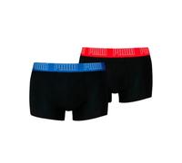 PUMA Boxer Trunk Boxershorts Men Herren Everyday Unterhose Pant Unterwäsche 2er Pack, Farbe:Black/Blue/Red, Bekleidungsgröße:XL, Noir, Bleu, Rouge, XL