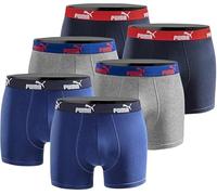PUMA Boxershort 6er Pack Herren Basic Black Limited Edition - Blue Power Sodalite- Gr. M