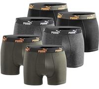 PUMA Herren Boxershort Limited Statement Edition 6er Pack - New orange Power - Gr. S
