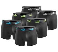 PUMA Boxershort 6er Pack Herren Basic Black Limited Edition - New Triple Black - Gr. XL