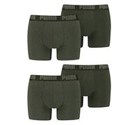 PUMA Boxershort Basic 4er Pack, Green Melange/Green Melange, S