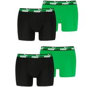 PUMA Boxershorts Bold für Herren im 4er Pack, XL, 005-Black/Green