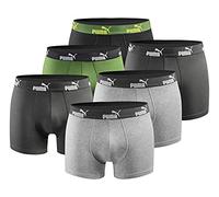 PUMA Boxershorts für Herren, Basic-Modell, limitierte Auflage, Schwarz, 6er Pack