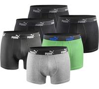 PUMA Boxershorts für Herren, Basic-Modell, limitierte Auflage, Schwarz, 6er Pack