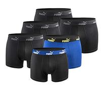 PUMA Boxershorts für Herren, Basic-Modell, limitierte Auflage, Schwarz, 6er Pack