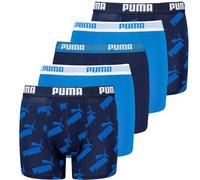 PUMA Boys' AOP Boxer 5 Pack (DE/NL/SE/PL, Numerisch, 158, 164, Regular, Blau)