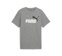 PUMA Essentials 2 Color No.1 Logo T-Shirt Jungen 03 - medium gray heather 164