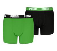 Puma Boys Everyday Basic 2er-Pack Kinder Unterhose, grün 122/128