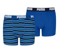 Puma Boys Everyday Striped 2er-Pack Kinder Unterhose, blau 158/164