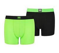 PUMA Boys Placed Logo Boxer Baby and Toddler Underwear Set, Green Combo, 128