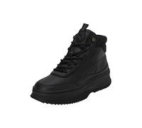 Puma Sneaker Mayra Damen Kuhleder/Textil Schwarz/Strong Gray Größe 40
