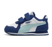 PUMA Cabana Racer Sl 20 Baby-Sneaker mit Klettverschluss 23 - PUMA white/fresh water/blue jewel 27