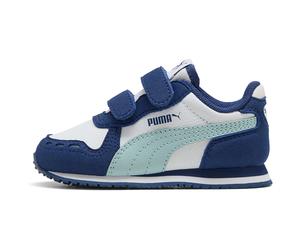 PUMA Cabana Racer Sl 20 Baby-Sneaker mit Klettverschluss 23 - PUMA white/fresh water/blue jewel 27