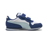 Puma Cabana Racer SL 20 V PS Sneaker, White-Fresh Water-Blue Jewel, 47 EU Child, Puma Weißes Süßwasser-blaues Schmuckstück, 31 EU