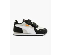PUMA Unisex Baby Cabana Racer Sl 20 V Inf Sneaker, Ash Gray White Black, 21 EU