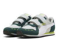 Puma Cabana Racer SL 20 V PS Sneaker, Cooles Hellgrau-Weiß-Dunkel-Myrtle-Lime Smash, 10 UK-Kinder