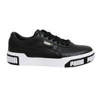 Puma Cali Bold Womens Trainer Schwarz weiße Leder Schnürschuhe 370811 03 EU 37,5 / UK 4,5