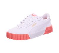 PUMA Carina 2.0 Sneaker Damen 09 - PUMA white/hibiscus flower/PUMA gold 38.5