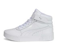 Puma Mädchen Sneaker Carina 2.0 Mid Jr 387376-02 38.5 Puma White-Puma White-Puma Silver